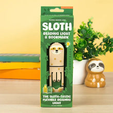 Load image into Gallery viewer, Sloth Reading Light &amp; Bookmark
