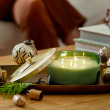 Load image into Gallery viewer, Thymes - Frasier Fir Green 4-Wick Candle
