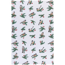 Load image into Gallery viewer, Birds &amp; Boughs Christmas Floursack Dishtowels Set of 3
