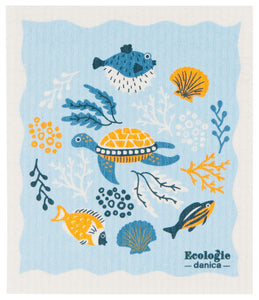 Under The Sea Swedish Sponge Cloth