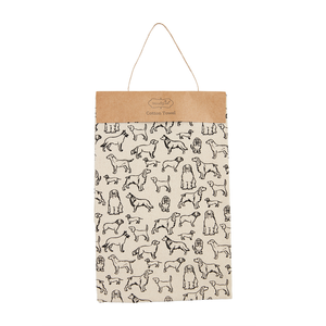 Mudpie Dog Pattern Towel