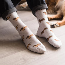 Load image into Gallery viewer, Friday Sock Co. - Women&#39;s Wiener Dog Hot Dog Socks
