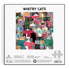 Load image into Gallery viewer, Wintry Cats 500 Piece Puzzle
