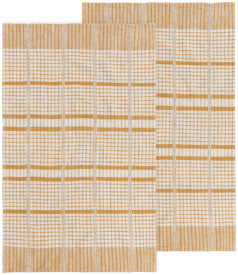 Saffron Finley Check Dishtowels Set of 2