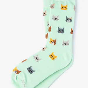 Alynn - Not Kitten Around Kitty Cat Cotton Women's Sock