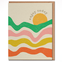 Load image into Gallery viewer, Enjoy Today Colorful Birthday Card
