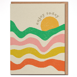 Enjoy Today Colorful Birthday Card