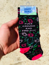 Load image into Gallery viewer, Fuck Around and Find Out Women&#39;s Crew Socks
