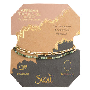 Scout - Delicate Stone African Turquoise - Stone of Transformation