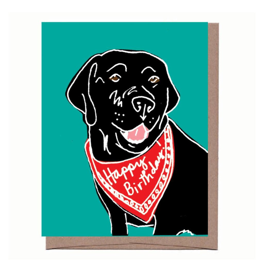 Happy Birthday Bandana Pup Card