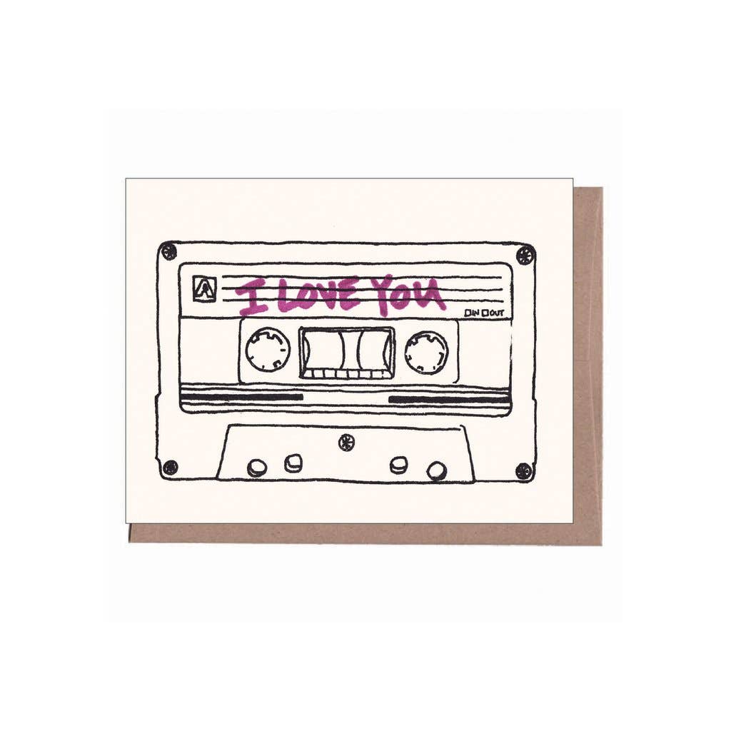 I Love You Mixtape Card