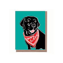 Load image into Gallery viewer, Happy Birthday Bandana Pup Card
