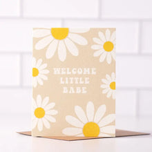 Load image into Gallery viewer, Welcome Little Babe Card

