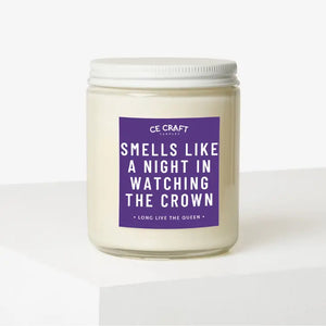 CE Craft Co -Smells Like a Night in Watching the Crown Candle
