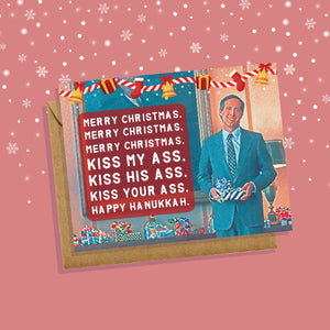 "Merry Christmas, Kiss My Ass" National Lampoon Clark Griswold Holiday Card