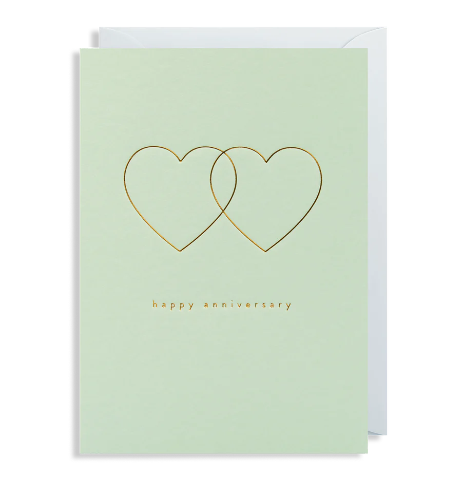 Happy Anniversary Hearts Card
