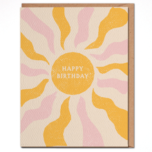 Load image into Gallery viewer, Happy Birthday Sun Birthday Card
