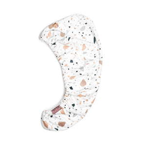 Kitsch - Microfiber Hair Towel - White Terrazzo