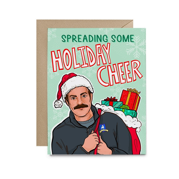 Ted Lasso Spreading Some Holiday Cheer Card