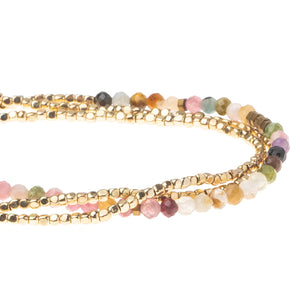 Scout - Delicate Stone Tourmaline/Gold - Stone of Healing
