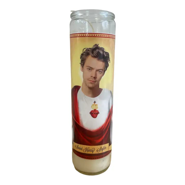 Harry Styles Devotional Prayer Saint Candle