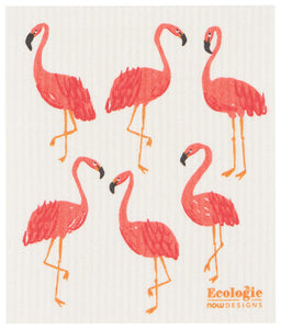 Flamingos Ecologie Swedish Sponge Cloth