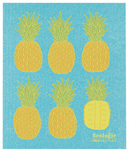 Pineapples Swedish Sponge Cloth