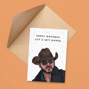 Let's Get Ripped Birthday Card