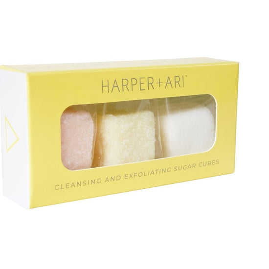 HARPER + ARI EXFOLIATING SUGAR CUBES - BEST SELLERS MINI GIFT BOX