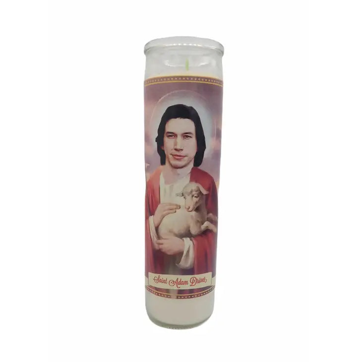 Adam Driver Devotional Prayer Saint Candle