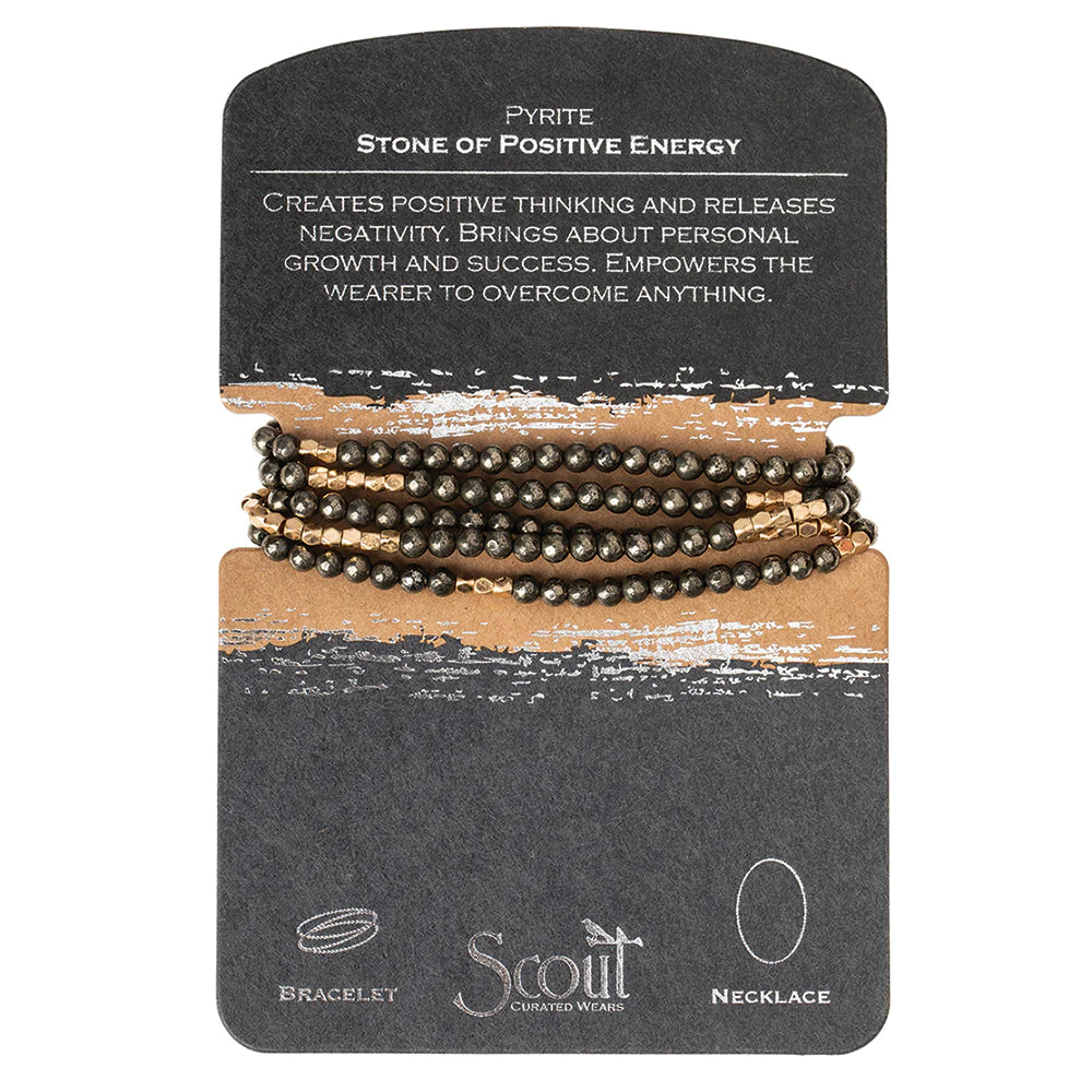 Scout - Stone Wrap: Pyrite - Stone of Positive Energy