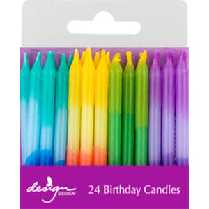 Ombre Birthday Candles