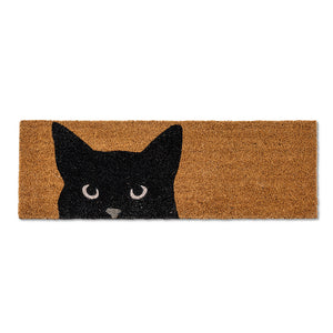 Peeking Cat Small Doormat