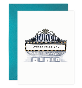 You Did It Congratulations Card