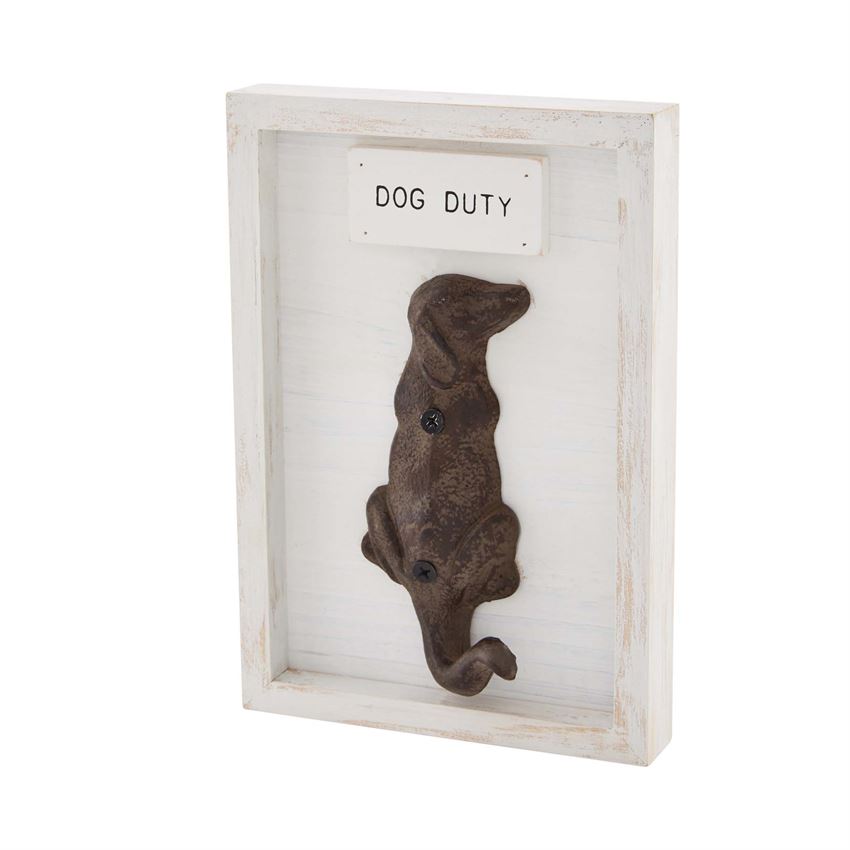 DOG DUTY SHADOW-BOX DOG HOOK