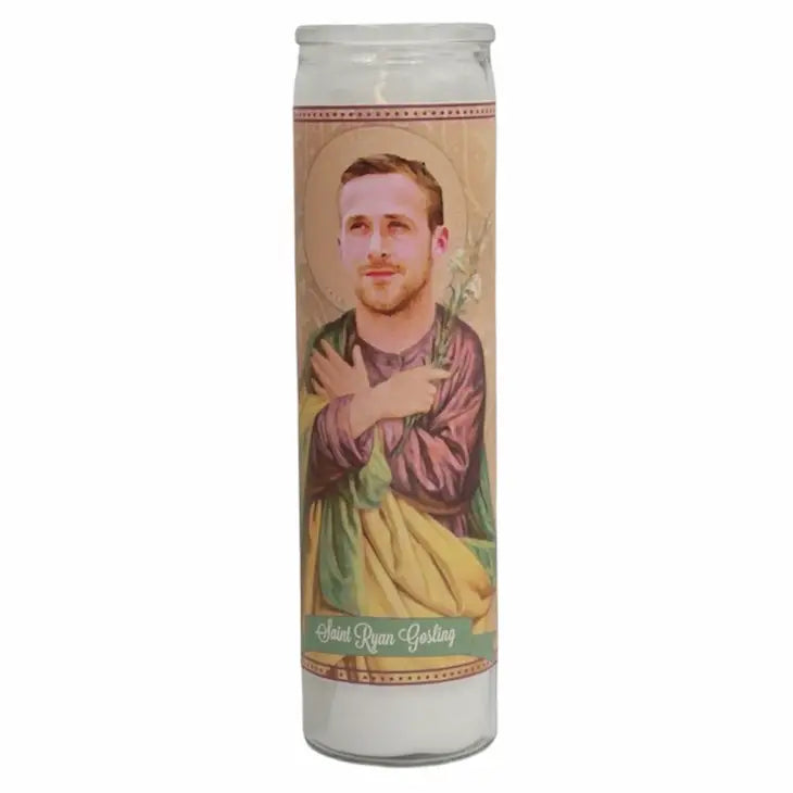 Ryan Gosling Devotional Prayer Saint Candle