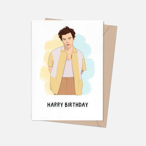 Harry Styles Harry Birthday Card