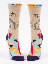 Load image into Gallery viewer, YOU CRAFTY BITCH  - WOMEN CREW SOCKS
