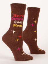 Load image into Gallery viewer, Here Comes Cool Mom - Women&#39;s Crew Socks
