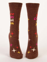 Load image into Gallery viewer, Here Comes Cool Mom - Women&#39;s Crew Socks
