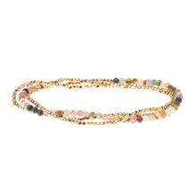 Load image into Gallery viewer, Scout - Delicate Stone Tourmaline/Gold - Stone of Healing

