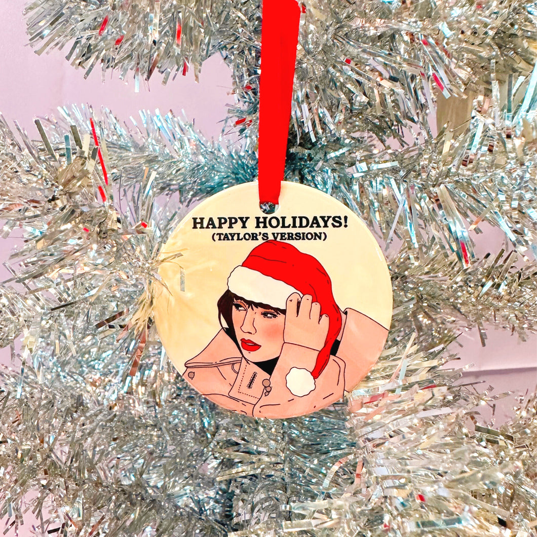 Taylor Swift Holiday Ornament