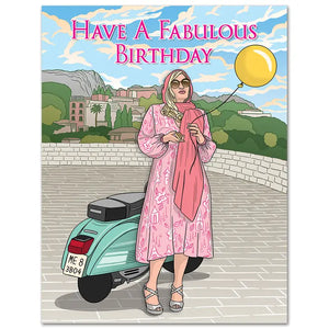 Jennifer Coolidge - Have A Fabulous Birthday Card