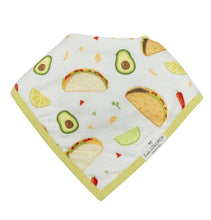 Load image into Gallery viewer, LouLou Lollipop Avocado Muslin Bandana Bib Set
