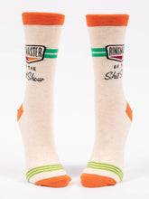 Load image into Gallery viewer, RINGMASTER OF THE SHIT SHOW - WOMEN CREW SOCKS
