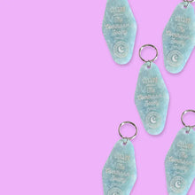 Load image into Gallery viewer, The Overthinker&#39;s Society Motel Keychain
