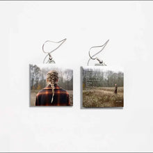 Load image into Gallery viewer, Taylor Swift Evermore Miniature Vinyl Earrings

