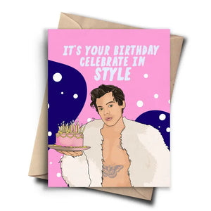 Harry Styles - It's Your Birthday Celebrate In Style Card