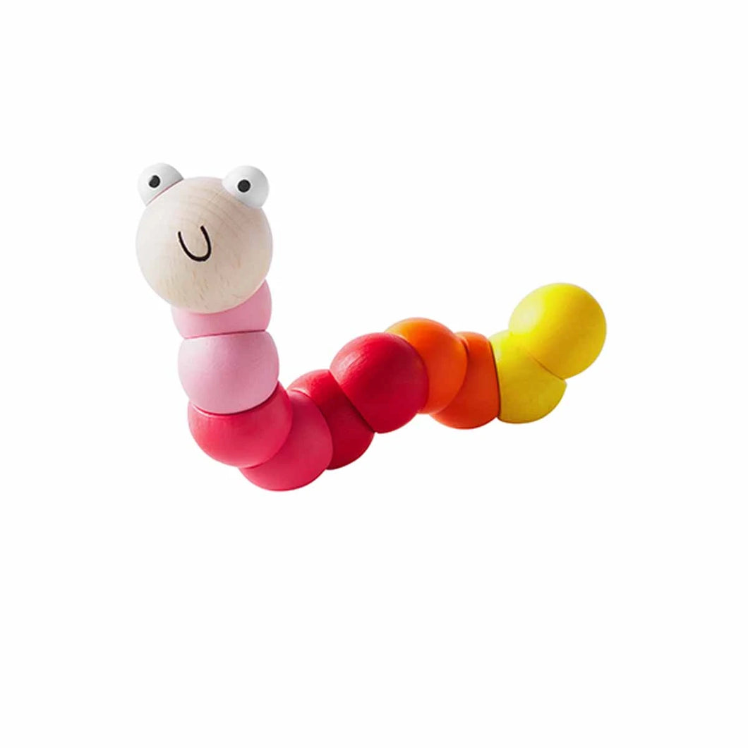 Wooden Wiggly Worms Toy