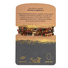 Load image into Gallery viewer, Scout - Stone Wrap: Majestic Jasper - Stone of Serenity
